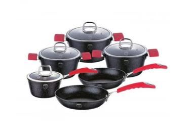 Set gatit 10 piese, BerlingerHaus Black Stone Touch Line BH/1166N