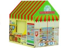 Cort de joaca pentru copii, Supermarket, multicolor, LeanToys, 3674, 103x93x69 cm - LeanToys produs de vanzare-poza- 1