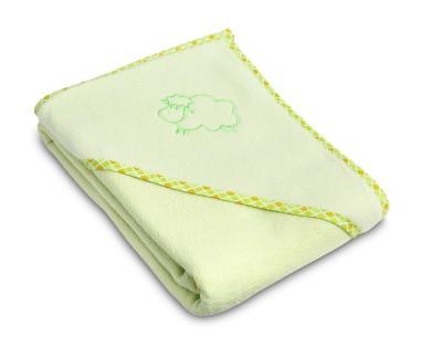 Prosop cu gluga Sensillo SHEEP 80x80 cm Green SENSILLO - produs calitativ copii