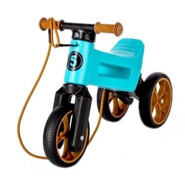 Bicicleta fara pedale Funny Wheels Rider SuperSport 2 in 1 Aqua FUNNY WHEELS RIDER - produs calitativ copii