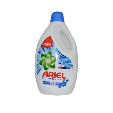 Detergent lichid, Ariel, Touch of Lenor Fresh, Gel Concentrated, rufe color si albe, 105 de spalari, 5.775Litri