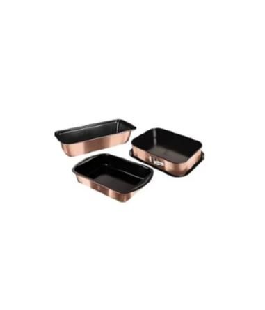 Set de 3 tavi de copt BERLINGER HAUS BH-7633,Rose Gold Collection