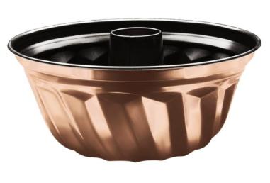 Tava pentru cuptor marmorata bundt 22x10 cm Rose Gold Metallic Collection Berlinger Haus BH 6472