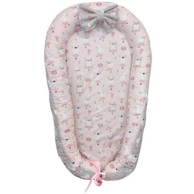 idei si jucarii calitative pentru copii, baieti si fete Baby Nest din Cocos MyKids Dancing Bunny Grey - Pink MyKids 