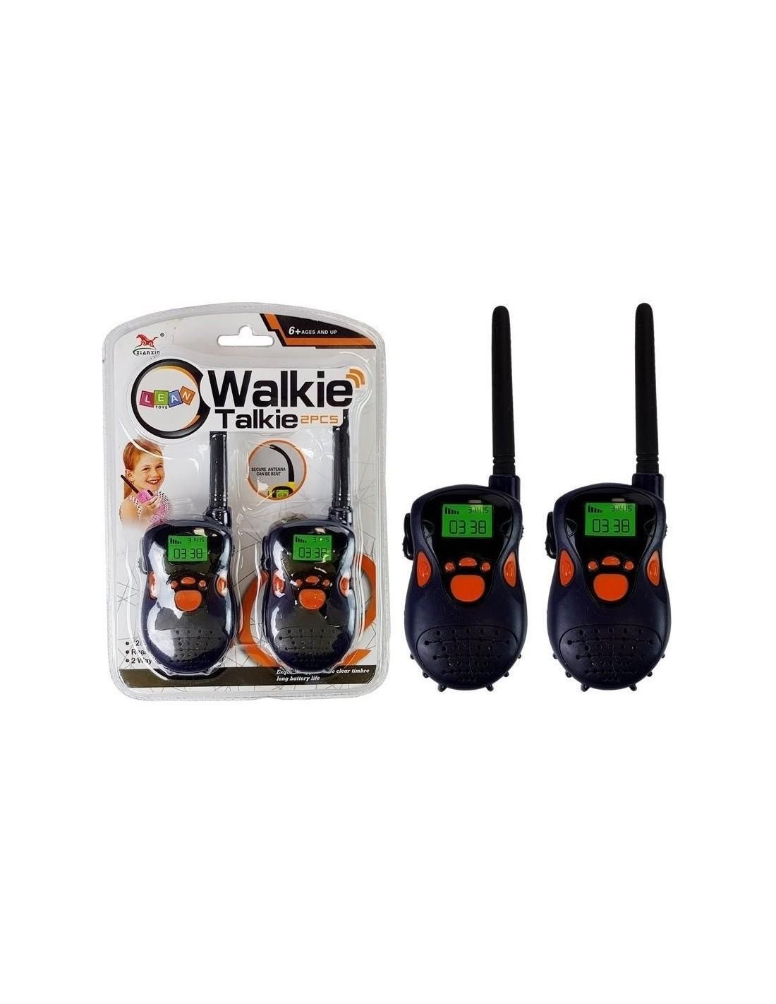 Employer turn around Compare Set statie emisie receptie Walkie Talkie, de jucarie pentru copii, negru,  100 m, LeanToys, 7606