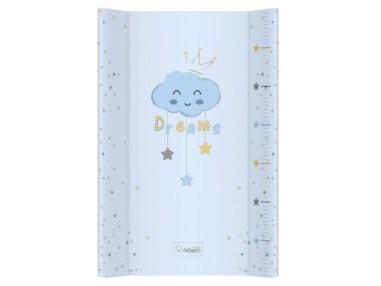 idei si jucarii calitative pentru copii, baieti si fete Saltea De Infasat Bebe Cu Intaritura 70x47,5 Klups Clouds Blue 408 KLUPS