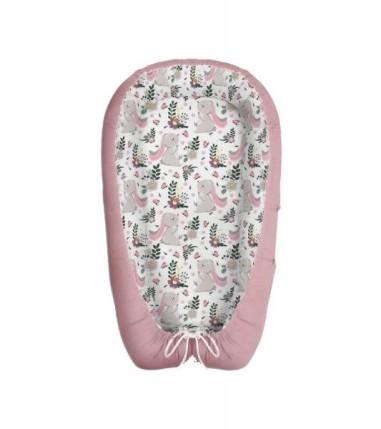 idei si jucarii calitative pentru copii, baieti si fete Baby Nest Klups Bunny World C003 cu plapuma si perna KLUPS 