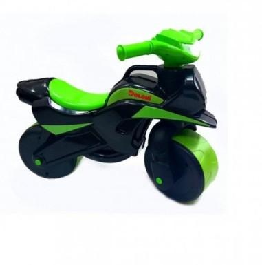 idei si jucarii calitative pentru copii, baieti si fete Motocicleta de impins MyKids Music 0139/59 Verde Negru MyKids 