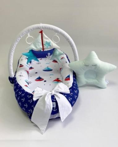 idei si jucarii calitative pentru copii, baieti si fete Babynest Standard MyKids 0188 Sailor Blue MyKids 