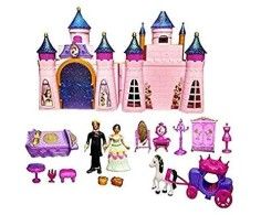 Castel pentru papusi muzical, multiple accesorii, multicolor, 3 ani + - Roben Toys produs de vanzare-poza- 1