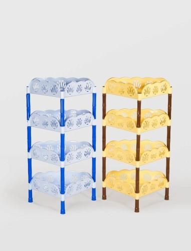 ETAJERA PLASTIC STERK 4 NIVELE COLT, 34X46X86, DIVERSE CULORI - Sterk produs de vanzare-poza- 2