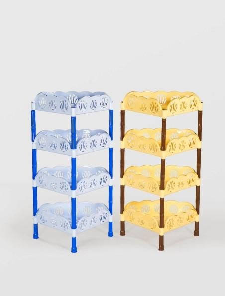 ETAJERA PLASTIC STERK 4 NIVELE COLT, 34X46X86, DIVERSE CULORI - Sterk produs de vanzare-poza- 2