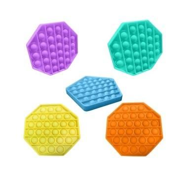 Jucarie senzoriala antistres pentru copii, Pop It Now, Octogon, diverse culori - produs de vanzare-poza- 1