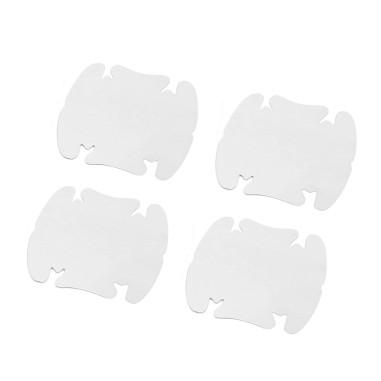 Protectie zgarieturi manere usa, transparent (set 4 buc.)