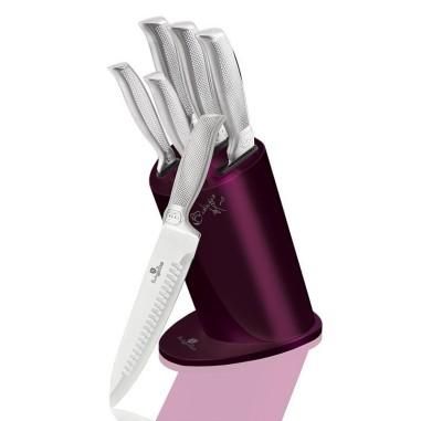 Set de Cutite 6 piese , Dark Purple Collection , Berlinger Haus, BH 2269, mov