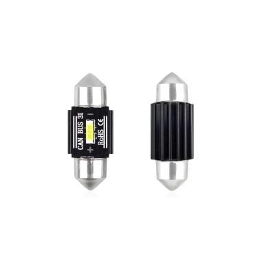 Set becuri auto cu LED CANBUS sofit C5W 1 SMD 31mm Alb 12/24V