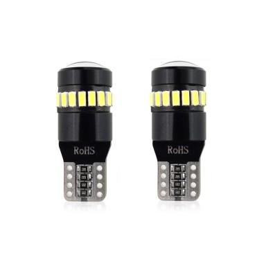 Set becuri auto cu LED CANBUS T10 W5W 19 SMD Alb 12V