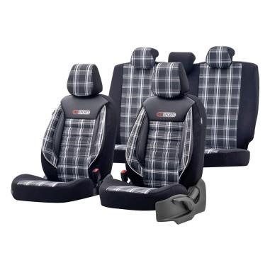 Set huse scaun auto PREMIUM, Universale, fractionate, OTOM GTI SPORT 807