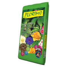 Pamant de flori universal, Florimo, pentru plante in ghiveci, 20 L pentru flori de interior-exterior
