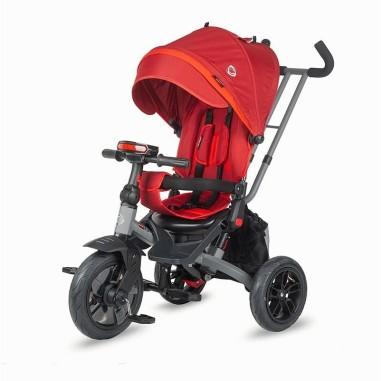 idei si jucarii calitative pentru copii, baieti si fete Tricicleta multifunctionala Coccolle Pianti Ruby Red Coccolle 