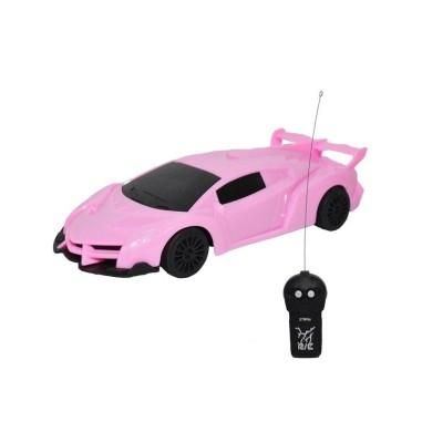 Set Masina cu telecomanda, 18,5x8,5x4,5 cm ,roz - Roben Toys produs de vanzare-poza- 1