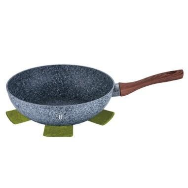 Tigaie wok, aluminiu, Berlinger Haus, Forest Line, BH 1204, gri