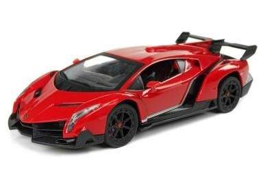 Masinuta sport RC pentru copii cu telecomanda, Lamborghini Veneno rosu, LeanToys, 9739