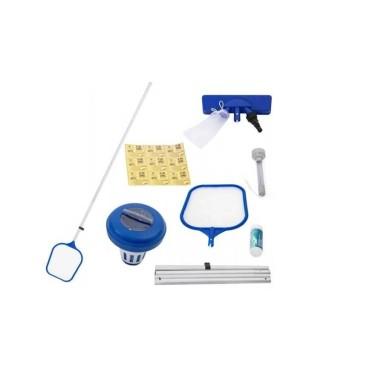 Aspirator curatare piscina,�pentru conectare la furtun, minciog, accesorii, maner 161 cm, Bestway�