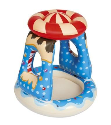 Piscina gonflabila copii, Bestway 52270 Candyville, multicolor, 26 Litri, 91 x 91 x 89 cm