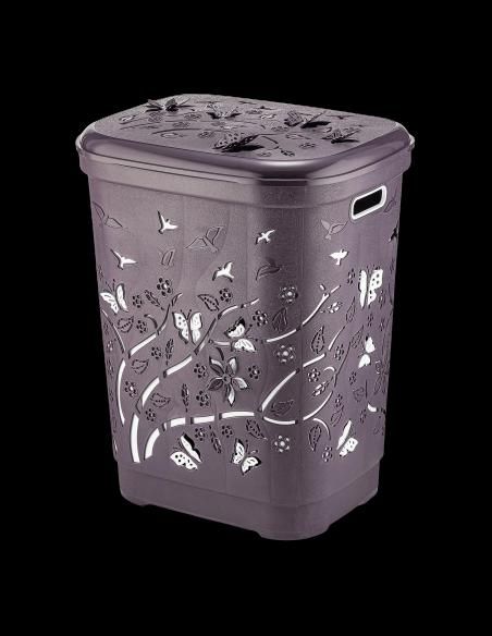 COS DE RUFE 3D FLUTURI, 55 L - ALY 20-01, 45,4x37x57,5 CM, DIVERSE CULORI  - produs de calitate si ieftin