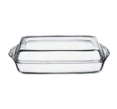 Vas termorezistent 1.95 Litri, cu capac sticla 1.375 Litri, Borcam, 59009