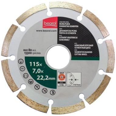 Disc diamantat taiere uscata 115x7 mm