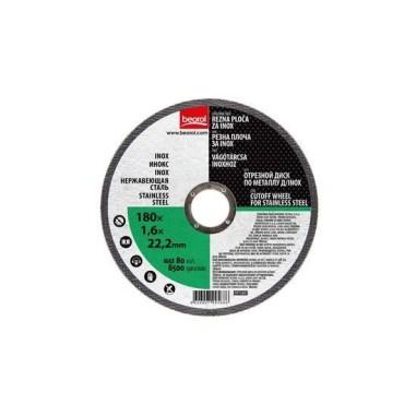 Disc debitat inox, 180x1.6 mm, Beorol