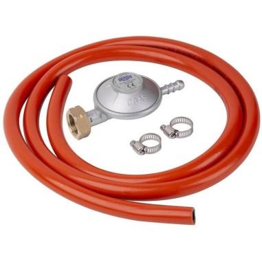 Regulator de gaz cu furtun 1.5 m, 28-30 mbar, UK8 mm, EN16129, Strend Pro