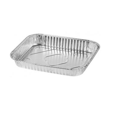 Tava aluminiu de unica folosinta, dreptunghiulara, pentru copt, set 3 buc, 32x26x4.5�cm, Magic Home