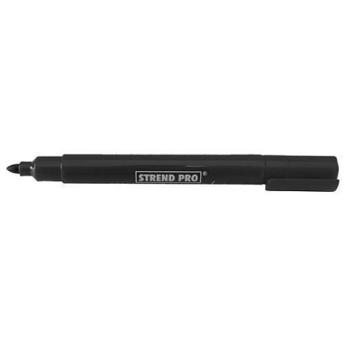 Marker permanent 4.5 mm, negru, set 12 buc, Strend Pro