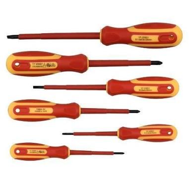 Surubelnite electrician, 6 bucati, 1000 V, Strend Pro