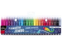 Set de 24 markere, Kidea Jumbo Markers, multicolore