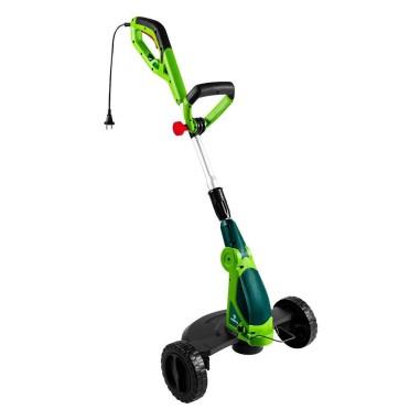 Motocoasa, trimmer, pentru tuns iarba, electric, cu 2 roti, 550 W,�32 cm, Verto