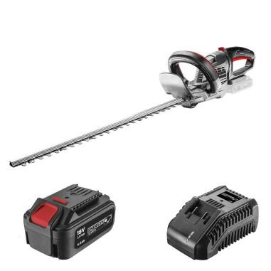 Foarfeca electrica de tuns gard viu, cu acumulator 4 Ah, incarcator 18V Li-ion, 51 cm, Graphite Energy 