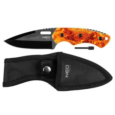 Cutit tactic, cu teaca si amnar, model Survival, 20 cm, NEO 