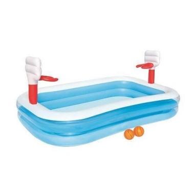 Piscina gonflabila pentru copii,�baschet, 251x168x102 cm,�Bestway�Basketball