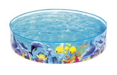 Piscina cu perete rigid, pentru copii, Bestway 55031, 244 x 46 cm, 1612 litri Bestway - produs de calitate si ieftin