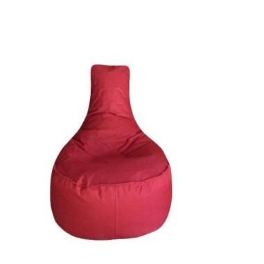 Fotoliu tip para, Big Bean Bag, textil umplut cu perle polistiren, rosu fundal alb