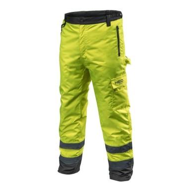 Pantaloni de lucru, reflectorizanti, izolatie Oxford, galben, model Visibility, marimea L/52, NEO