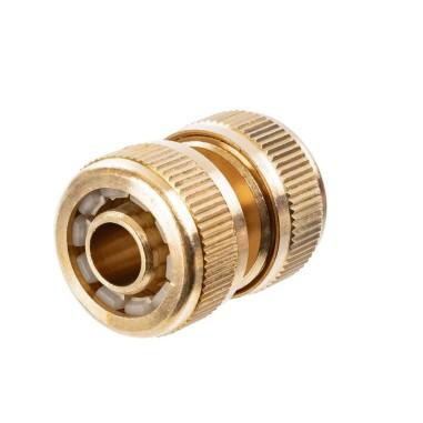 Cupla rapida, cu stop, alama, 1/2", Richmann