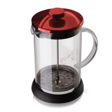 Infuzor pentru cafea si ceai, 800 ml, Burgundy Metallic Line, Berlinger Haus BH 1498