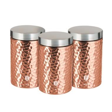 Set recipiente de bucatarie, Berlinger Haus, BH/6715, Rose Gold Collection