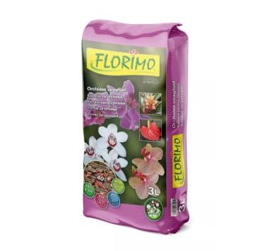 Pamant flori, Florimo, pentru Orhidee, 3 Litri/sac, PH 4.69