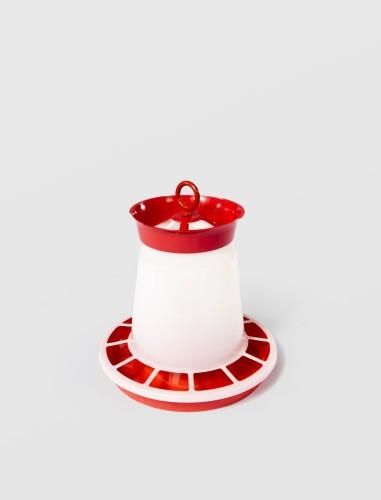 Hranitoare din plastic, 10L, pentru pui de gaina, prepelita, curca, STERK - Sterk produs de vanzare-poza- 1